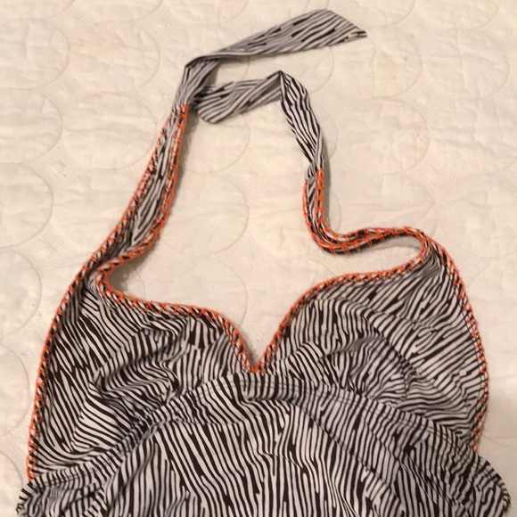 {Kenneth Cole Reaction} Retro Skirt Halter Suit SM - Picture 2 of 8